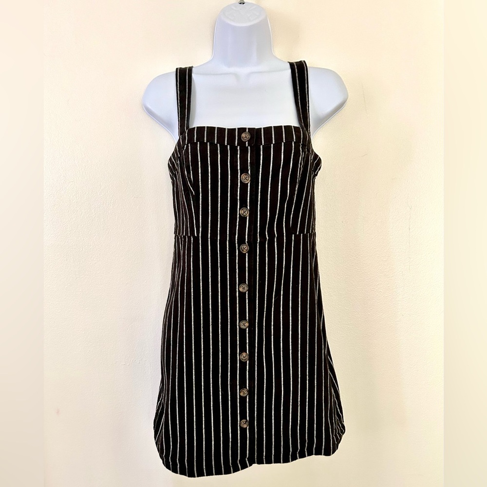 HOLLISTER B&W Striped Romper Dress / Size S